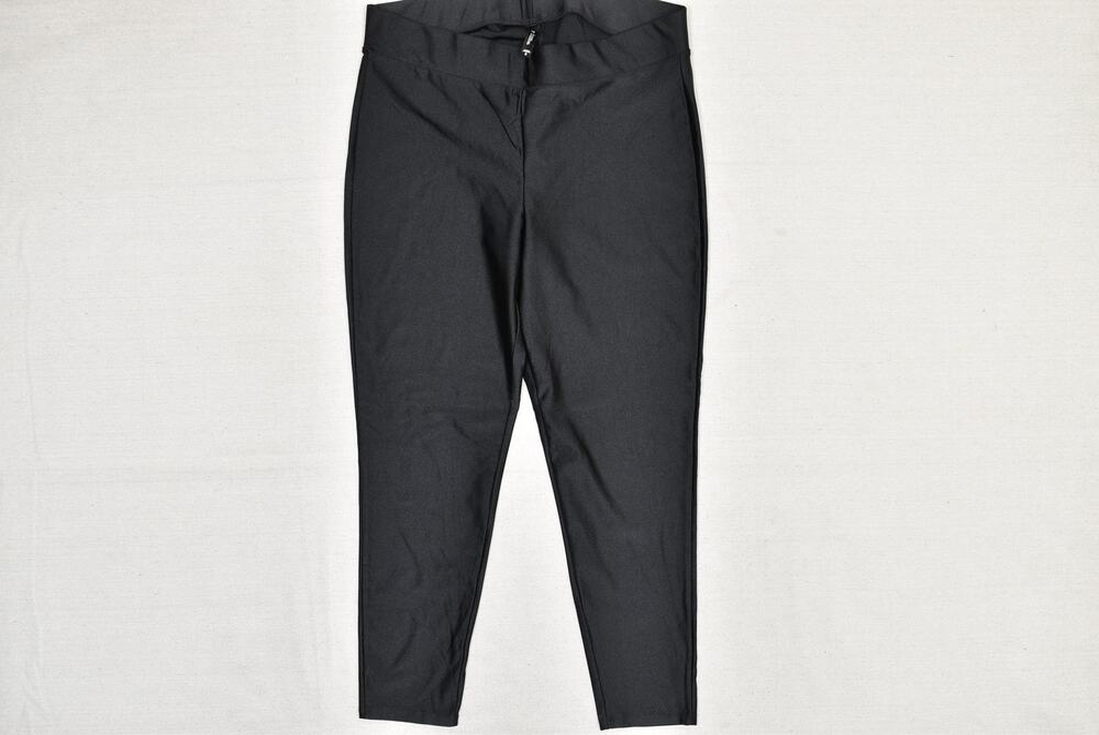 Torrid Pants Womens 2 Black Slim Ankle Stretch High Waist Pull On Leggings Work